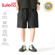 班尼路（Baleno）短褲男士夏季外穿大口袋五分褲速干休閑運(yùn)動(dòng)韓版百搭簡(jiǎn)約工裝短褲