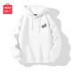 名創(chuàng  )優(yōu)品（MINISO）連帽衛衣男春秋季重磅硬挺美式潮流青少年痞帥風(fēng)外套 白 L 