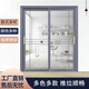 廚房推拉門(mén)衛(wèi)生間門(mén)隔斷門(mén)陽(yáng)臺(tái)門(mén)書(shū)房移門(mén)雙層鋼化玻璃門(mén)鈦鎂合金門(mén)可上門(mén)安裝 1.2型材/平方價(jià)(多款多色可選) 【上門(mén)安裝】到貨聯(lián)系客服