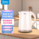 美的（Midea）電水壺1.5L容量家用燒水壺304不銹鋼內(nèi)膽雙層防燙電熱水壺MK- H415E2【ZMD安心系列】