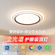 極致美亮臥室走廊書房吸頂燈超薄圓形護(hù)眼溫馨l(fā)ed超亮現(xiàn)代簡(jiǎn)約房間咖色48W