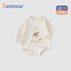 顆粒熊（KELIXIONG）嬰兒包屁衣春秋棉嬰兒連體衣寶寶衣服長(cháng)袖新生衣服嬰兒秋季爬服 面包圈(瞬吸棉) 66cm