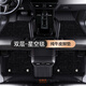 索飾高檔奧迪真皮汽車腳墊適用A6L A4L A3 S A5 A7 A8L Q5L Q3 Q7全包 雙層 真皮+星空毯【黑】