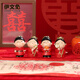 伊文兔（THE RABBIT IVEN）新中式結(jié)婚擺件創(chuàng)意結(jié)婚禮物送新人訂婚禮物新婚禮物訂婚布置擺件 佳偶天成全套禮盒裝