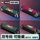 拽貓臨時停車號碼牌挪車電話牌個性雙號碼隱藏式夜光創(chuàng)意防隱私車擺件 聚財貔貅款【升級熒光雙號碼】