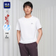 海瀾之家（HLA）短袖T恤男款輕商務(wù)時(shí)尚系列圓領(lǐng)短袖男夏季 【涼感抗菌防螨】漂白9N 常規 2XL 185/100A  推薦83-90kg
