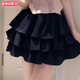 柏潮JK制服日系學(xué)院風(fēng)軟妹甜美海軍領(lǐng)粉色襯衫女+a字顯瘦高腰蓬蓬裙潮 半身裙 【單件】 S