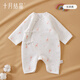十月結晶嬰兒連體衣爬服秋冬季夾棉男女寶寶純棉哈衣四季長(cháng)袖居家衣服A類(lèi)