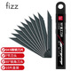 飛茲(fizz)10片裝9mm30°小號(hào)刀片 SK5精鋼美工刀片/壁紙刀片/裁紙刀片 辦公文具  FZ215002