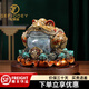 紀(jì)梵蒂 GEFIODEY純銅八方來財金蟾擺件客廳玄關(guān)辦公室收銀臺裝飾喬遷開業(yè)禮品送禮 中號彩銅八方來財金蟾