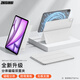 ZHISIHUI適用2025款Apple iPadAir13英寸M3/M2磁吸雙面夾保護套蘋(píng)果平板Pro12.9磁吸支架殼分體三折面蓋 白