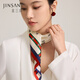 金三塔2025新品真絲絲巾女士100%桑蠶絲領(lǐng)巾小方巾七夕生日禮物禮盒包裝