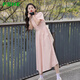 FSHE甜妹穿搭可愛2025年女夏季新款收腰粉色polo領(lǐng)連衣裙 粉色連衣裙 單件 S 建議85-95斤