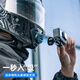 SUREWO適用dji大疆gopro運動相機頭盔磁吸支架action5pro下巴固定摩托車影石acepro2 action 4 3騎行配件
