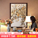 美垚《平安果》法式中古風玄關裝飾畫手工油畫客餐廳高級感小眾掛畫 A款復古棕實木框-美院畫家手繪 80x120cm