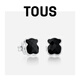 TOUS  桃絲熊925銀經(jīng)典小熊寶石中號耳釘女簡約小眾耳飾情侶禮物七夕 黑色  815433500