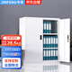 今豐 文件柜鐵皮柜資料柜檔案柜加厚鋼制儲物柜矮柜白色 1090對開門柜