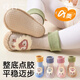 棉孖嬰兒地板襪秋冬可愛(ài)卡通寶寶襪子學(xué)步鞋軟底防滑隔涼襪新生兒襪套 米色 1雙 M碼（建議6-12個(gè)月）