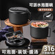 316不銹鋼泡面碗宿舍學(xué)生大容量帶蓋方便面碗打飯碗泡面神器 1700ml+折疊餐具 15cm  316不銹鋼