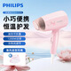 飛利浦（PHILIPS）吹風(fēng)機 學(xué)生用小功率迷你電吹風(fēng)可折疊 家用宿舍不傷發(fā)冷熱風(fēng)筒便攜2擋調節1200W 【便攜可折疊】BHC010