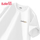 班尼路（Baleno）重磅短袖男夏季美式街頭潮男百搭純棉上衣休閑寬松修身舒適衣服