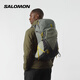 薩洛蒙（Salomon）男款 戶外運動 徒步登山旅行輕量透氣舒適雙肩背包 AEROTREK 30 海草綠C24669 M/L