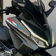 公子玉適用本田佛沙350NSS貼紙拉花摩托車貼花踏板防水車貼版畫logo貼 白色一對