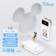 迪士尼（DISNEY）【3C認證】充電寶自帶伸縮線(xiàn)22.5W超級快充10000毫安輕薄便攜移動(dòng)電源可上飛機適用蘋(píng)果小米瑪麗貓