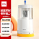得力（deli）電動削筆機(jī) 雙電源卷筆刀(電池/USB) 削筆器考試生日開學(xué)禮物 自動排斷芯轉(zhuǎn)筆刀/削筆刀 白色