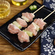 日式燒鳥(niǎo)串燒烤食材組合燒鳥(niǎo)店同款提燈雞皮雞肉串半成品生鮮夜宵 京蔥腿肉串20串1000g