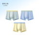 米樂(lè )魚(yú)兒童內褲女中大童A類(lèi)抑菌純棉親膚男孩小童寶寶不夾pp平四角短褲 男童平角-森林之海 3條 100 身高95-105cm體重24-30斤