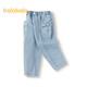 巴拉巴拉兒童牛仔褲子女童裝2025春款長(cháng)褲蝴蝶結【商場(chǎng)同款】201125108008