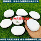 手繪石頭畫(huà)彩繪石頭畫(huà)畫(huà)石頭鵝卵石手繪石頭畫(huà)diy手工創(chuàng  )意石頭定 白色手繪石頭7-9厘米4個(gè)