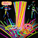 新新精藝 熒光棒發(fā)光棒生日裝飾地攤戶(hù)外演唱會(huì )派對聚會(huì )跳舞用品100根