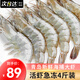 鮮漁翁 青島海捕大蝦4斤裝鮮凍青蝦凈重2kg蝦類(lèi)國產(chǎn)生鮮海鮮水產(chǎn) 年貨節 鹽凍加量14-16cm 3.6- 4斤(凈重)