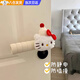 SMVPhellokitty門(mén)把套通用防撞防靜電護(hù)墻臥室卡通可愛(ài)創(chuàng)意門(mén)把保護(hù)套 奶白紅節(jié)小貓(圣誕帽)一個(gè)裝