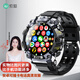 索愛Q339黑色智能電話手表雙攝大屏安卓可插5G卡全網(wǎng)通GPS定位防水長續(xù)航WIFI青少年學生成人男女-XFQ