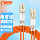 netLINK多模雙芯 電信級光纖跳線(xiàn) 62.5/125μm多模光纜熔接尾纖 OM1 【LC-LC】HTF-LC-LC/MM- 3米