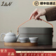 L&N輕奢福祿旅行茶具套裝一壺二杯便攜禮物送長輩領(lǐng)導(dǎo)伴手禮 福祿壽旅行茶具 一壺二杯