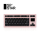 極星系SP STAR 極星D82 PRO+ 大屏幕支持GIF圖熱拔插三模機械鍵盤(pán)Gasket結構客制化鍵盤(pán) D82 Pro＋黑粉 白軸 V2