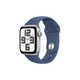 Apple Watch SE 2024款智能手表40毫米銀色鋁金屬表殼丹寧色運動(dòng)型表帶S/M【GPS款】聯(lián)通補貼
