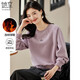 她享圓領(lǐng)衛衣女加絨上衣插肩袖短款外套女愛(ài)心刺繡減齡套頭衫 T44W005