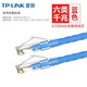 普聯(lián)（TP-LINK）六類千兆網(wǎng)線原裝CAT6類非屏蔽高速工程網(wǎng)線純銅無氧銅線芯 雙絞線家裝 網(wǎng)絡(luò)監(jiān)控家用室內(nèi)布線跳線 10米六類千兆線藍(lán)色【0.535mm無氧銅線芯】
