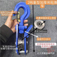 電力起重滑車(chē)高速滑輪1/2/3/5噸吊鉤環(huán)型純鋼加厚定動(dòng)滑輪防摔砸 2噸加厚重型實(shí)心鋼輪(重型滑車(chē)