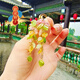 原創(chuàng)輕奢新國(guó)風(fēng)油畫(huà)風(fēng)森系耳環(huán)漸變多彩耳飾長(zhǎng)款流蘇耳釘甜美風(fēng)新 七彩碧璽 珠寶級(jí)