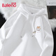 班尼路（Baleno）連帽衛衣男秋季重磅運動(dòng)寬松學(xué)生帽衫百搭小狗印花青少年休閑外套