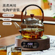 憶壺茶（YIHUTEA）煮茶壺電陶爐煮茶器燒水壺泡茶爐養(yǎng)生壺套裝泡茶壺加厚提梁壺 1500w木紋電陶爐+煮茶壺850ml
