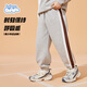 班尼路兒童褲子2025春秋款中大童童裝休閑拼接長(cháng)褲男女童秋裝束腳運動(dòng)褲