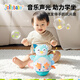 jollybaby不倒翁 帶音樂(lè )能唱歌發(fā)光哄娃安撫陪睡神器 嬰兒玩具0-1歲可用 音樂(lè )聲光不倒翁一蛋殼企鵝