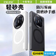 ESCASE適用華為x5手機殼磁吸防摔Matex5保護套輕薄氣囊防摔防指紋IML硬殼散熱高級簡約男女士后蓋透黑